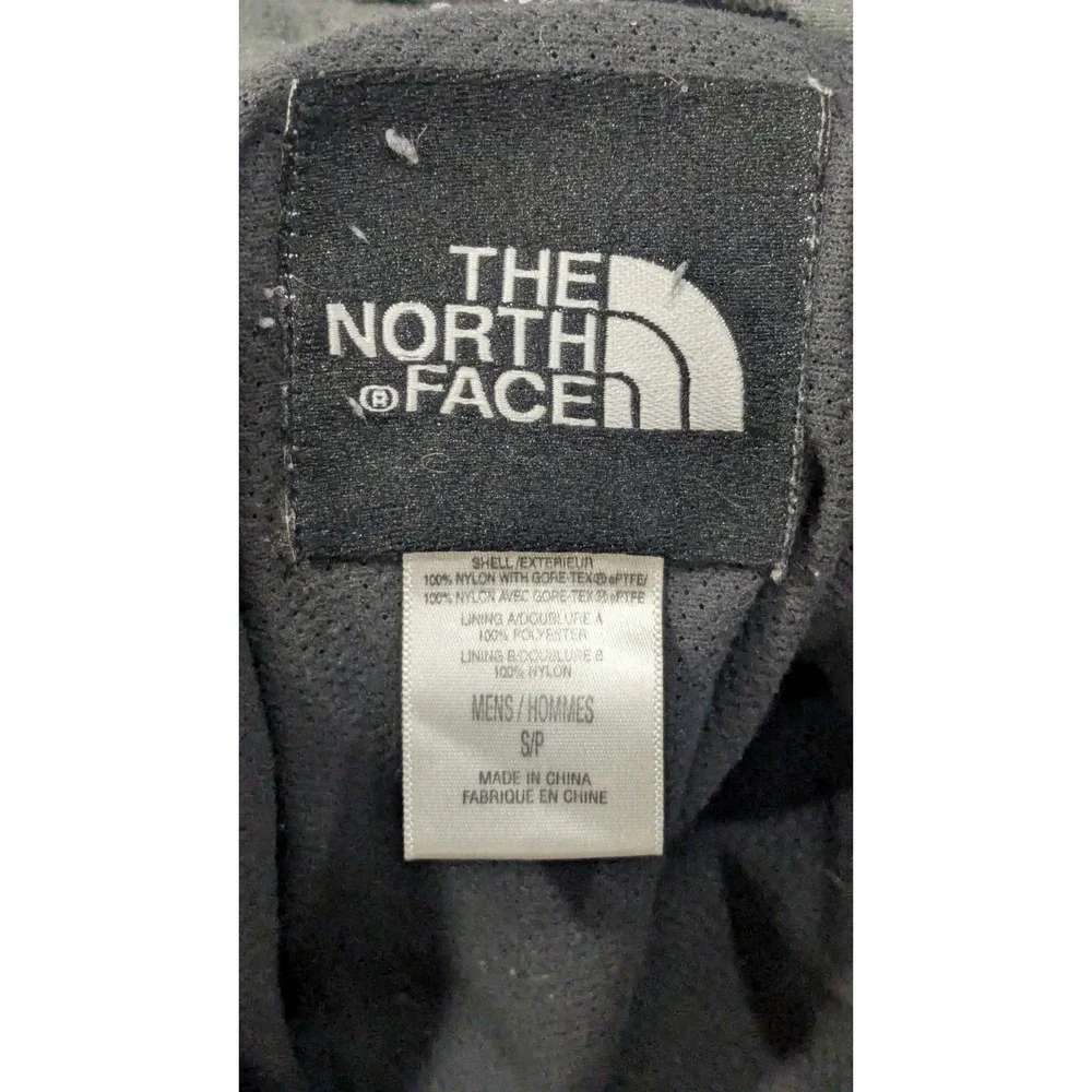THE NORTH FACE Men's Small Orange Gore-Tex Waterproof Ripstop Rain Jacket Hooded